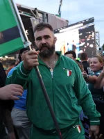 Jason Kelce Italia Green Tracksuit - Image 6