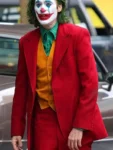 Joaquin Phoenix Joker Arthur Fleck Purple Tuxedo