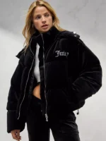 Juicy Couture Black Puffer Jacket - Image 2