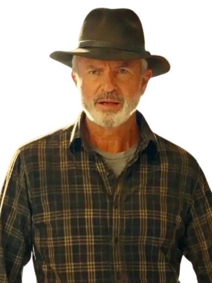 Jurassic-World-3-Alan-Grant-Checked-Shirt Jurassic World 3 Alan Grant Movie Shirt - Image 1