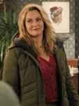 A Merry Little Ex-Mas Kate Holden Green Puffer Jacket