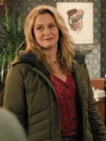 A Merry Little Ex-Mas Kate Holden Green Puffer Jacket
