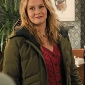 A Merry Little Ex-Mas Kate Holden Green Puffer Jacket