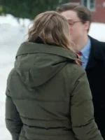 A Merry Little Ex-Mas Kate Holden Green Puffer Jacket - Image 3