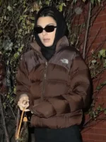 Kendall Jenner Brown Puffer Jacket