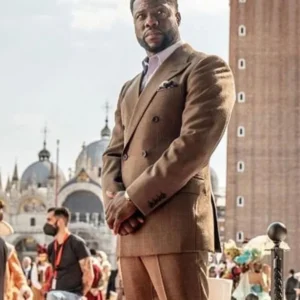 Kevin Hart Lift Brown Blazer Jacket