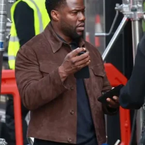 Lift 2024 Kevin Hart Brown Leather Jacket