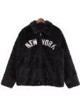 Kith New York Yankees Faux Fur Jacket