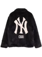 Kith New York Yankees Faux Fur Jacket - Image 2
