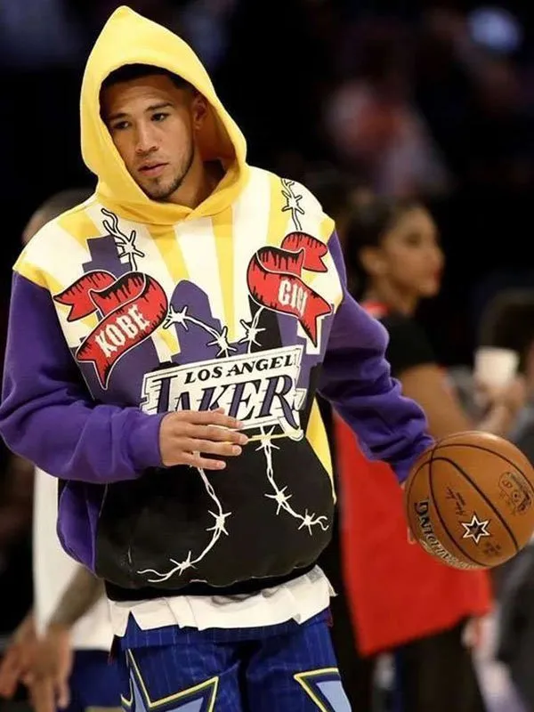 Devin Booker Lakers Kobe Purple Hoodie Devin Booker Lakers Kobe Purple Hoodie