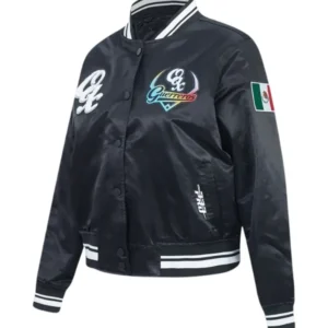 LMB Oaxaca Warriors Cropped Satin Jacket