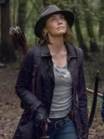 Lauren Cohan The Walking Dead Brown Jacket