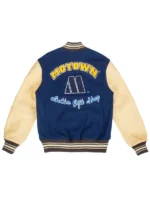 LeBron James Motown 60 Varsity Jacket Blue Beige