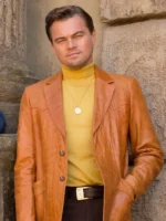 Leonardo DiCaprio Once Upon a Time in Hollywood Brown Jacket