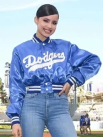 Sofia Carson Dodgers Bomber Jacket