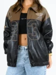 Major League Margarita Club Oversized Leather Jacket