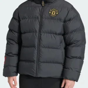 Manchester United Cultural Story Black Puffer Jacket