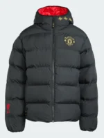 Manchester United Cultural Story Black Puffer Jacket - Image 2