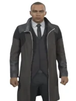 Detroit Become Human Markus Black Trench Coat