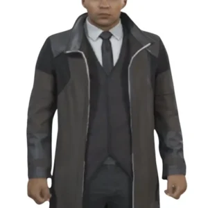 Detroit Become Human Markus Black Trench Coat