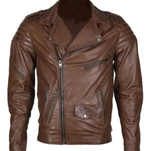 Men’s Biker Classical Leather Jacket