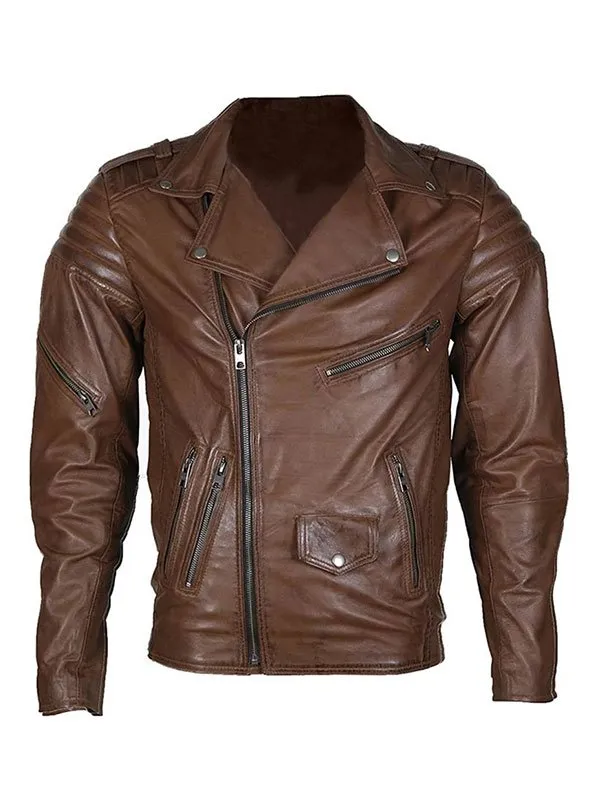 Men’s Biker Classical Leather Jacket