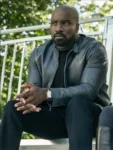 Evil TV Series Mike Colter Black Leather Jacket