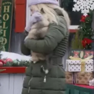 Amanda Jordan Green Puffer Jacket 2025 Movie