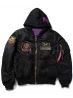 Mobile Suit Gundam ZZ Haman Karn Black MA-1 Jacket