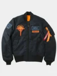 Hathaway Noa Gundam Blue MA-1 Bomber Jacket