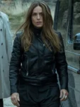 Itziar Ituno Money Heist Black Leather Jacket