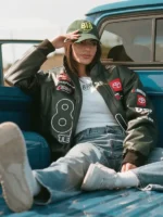 Toni Breidinger 818 Tequila Green Racing Jacket - Image 3