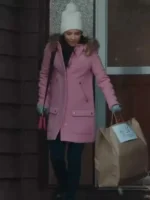 Jackie Howard Pink Parka Coat My Life with the Walter Boys - Image 2