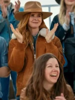 Walter Boys Sarah Rafferty Brown Shearling Jacket - Image 2