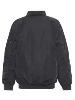 NASA Heath Black Flight Bomber Jacket