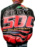 John Travolta Daytona 500 Racing Leather Jacket