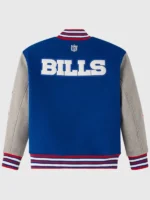 Buffalo Bills Blue & Grey Varsity Jacket 2025 NFL