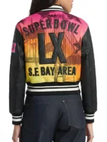 NFL Super Bowl 60 Women’s Varsity Jacket - Image 2