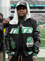New York Jets Dream Team Maino Varsity Jacket - Image 3