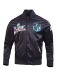 NFL Super Bowl LX Black Varsity Jacket