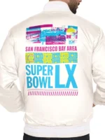 Super Bowl LX Bay Area Bash Cream Satin Jacket - Image 3