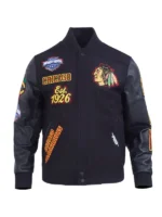 NHL Chicago Blackhawks Wool Varsity Jacket