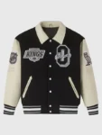 LA Kings Unisex Black Wool Varsity Jacket