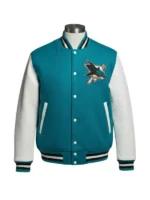 San Jose Sharks 35th Anniversary Wool Varsity Jacket