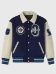 Winnipeg Jets 2025 Blue Wool Varsity Jacket