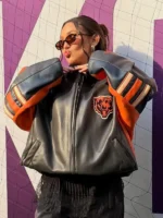 NFL Chicago Bears Alannah Davidson Leather Jacket