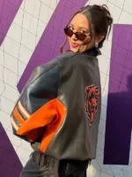 NFL Chicago Bears Alannah Davidson Leather Jacket - Image 2