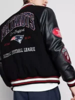 New England Patriots Est 1960 Black Varsity Jacket