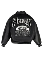 Maino Let’s Rap About It Grey Leather Jacket - Image 3