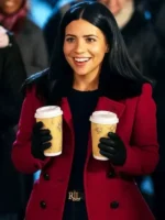 Jackie Howard Red Wool Coat 2025 - Image 3